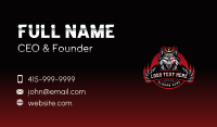 Shield King Wolf Esport Business Card