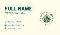 Botanical Cannabis Farm Business Card Design