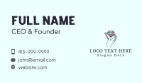 Premium Diamond Hand  Business Card