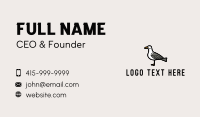 Seagull Cartoon Business Card
