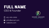 Lightning Power Generator Business Card Design