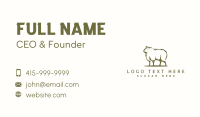 Sheep Livestock Farm Business Card
