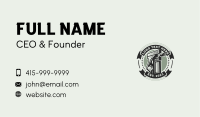 Handyman Nail Gun Business Card