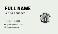 Handyman Nail Gun Business Card