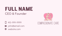 Yoga Fitness Pose Business Card