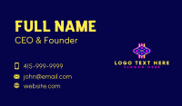 Casino Neon Signage Business Card