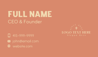 Modern Elegant Wordmark Business Card