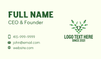 Green Reindeer Plant  Business Card