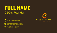 Light Business Card example 1
