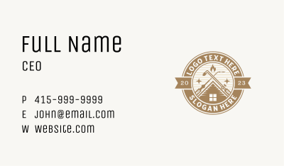 Industrial Welding Torch  Business Card Image Preview