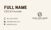 Nail Hammer Carpentry Business Card