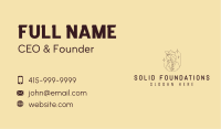 Woman Cowgirl Star Business Card