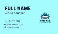 Auto Car Wash Business Card Image Preview