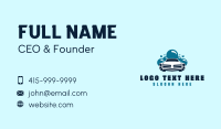 Auto Car Wash Business Card