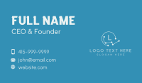 Modern Tech Lettermark Business Card