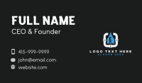 Water Plumbing Wrench Business Card Design