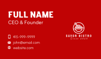 Oriental Ramen Food Stall  Business Card