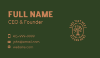 Organic Willow Tree Business Card