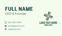 Leaf Electric Fan  Business Card Design