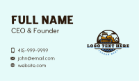 Industrial Bulldozer Construction Business Card