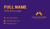 Gradient Electric Bolt Business Card