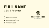 Skull Gentleman Smoker Business Card