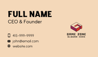 3D Pixel Letter G Business Card Image Preview