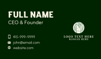 Vine Leaf Woman  Business Card Design