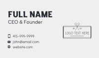Template Business Card example 2