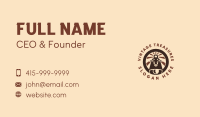 Round Vintage Cowbell Business Card Image Preview