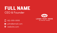 Captain Wings Letter A Business Card