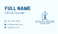 Blue Catholic Chapel Business Card