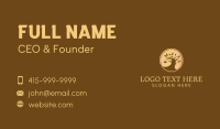 Metallic Gold Tree Business Card