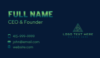 Software Digital Triangle Business Card