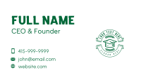 Graduation Scholar Education Business Card