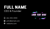 Neon Pixel Technology Business Card