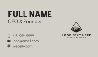 Peak Mountain Summit Business Card Design