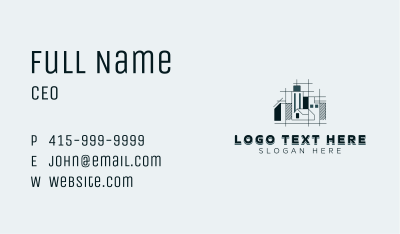 Real Estate Architect Business Card Image Preview