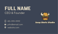Burger Horn Business Card