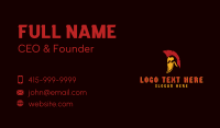Spartan Soldier Gaming Business Card