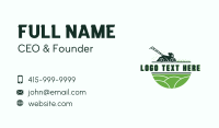 Grass Lawn Mower Gardening  Business Card