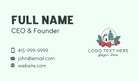 Snow-globe Business Card example 2