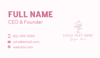 Needlecraft Tailor Mannequin Business Card