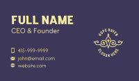 Premium Crown Tiara Business Card