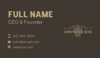 Ancient Business Card example 4