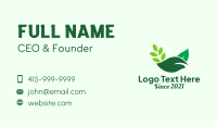 Green Nature Field  Business Card Design