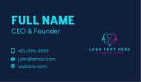 Headset Microphone Podcast Business Card