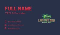 Alligator Sports Varsity Business Card Design