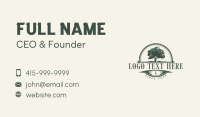 Environmental Garden Tree Business Card Design