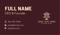 Legal Sword Scale Business Card